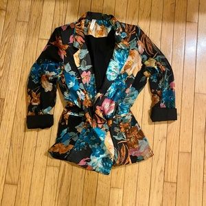 Floral Blazer